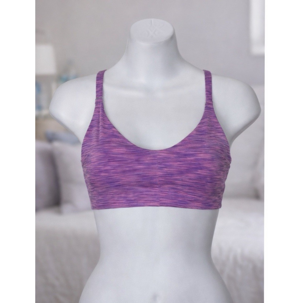 Outdoor‎ Voices Bra Size XS Pink Space Dye Pullover Convertible Straps Comfort